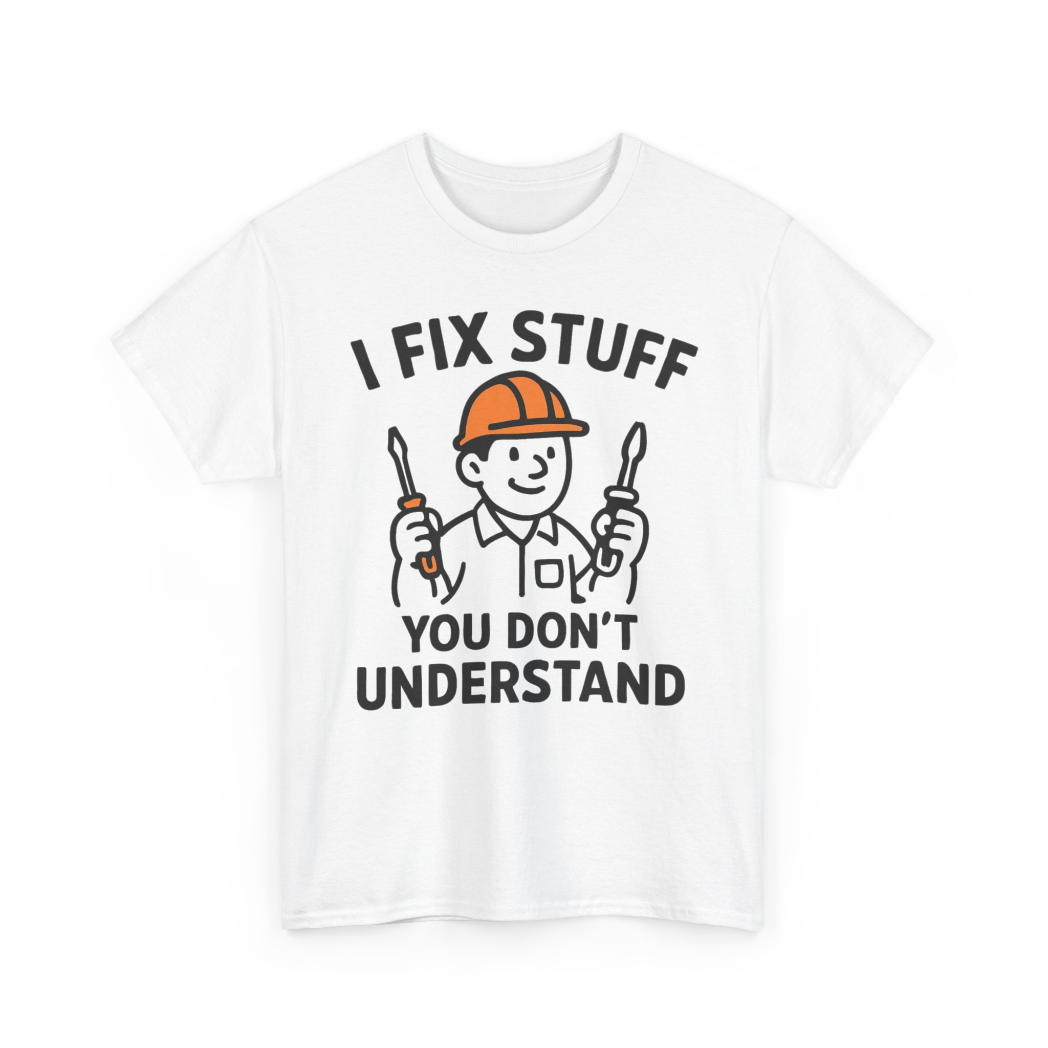 Mechanic T-Shirt — "I Fix Stuff You Don't Understand" Funny Craftsman Tee - Image 3